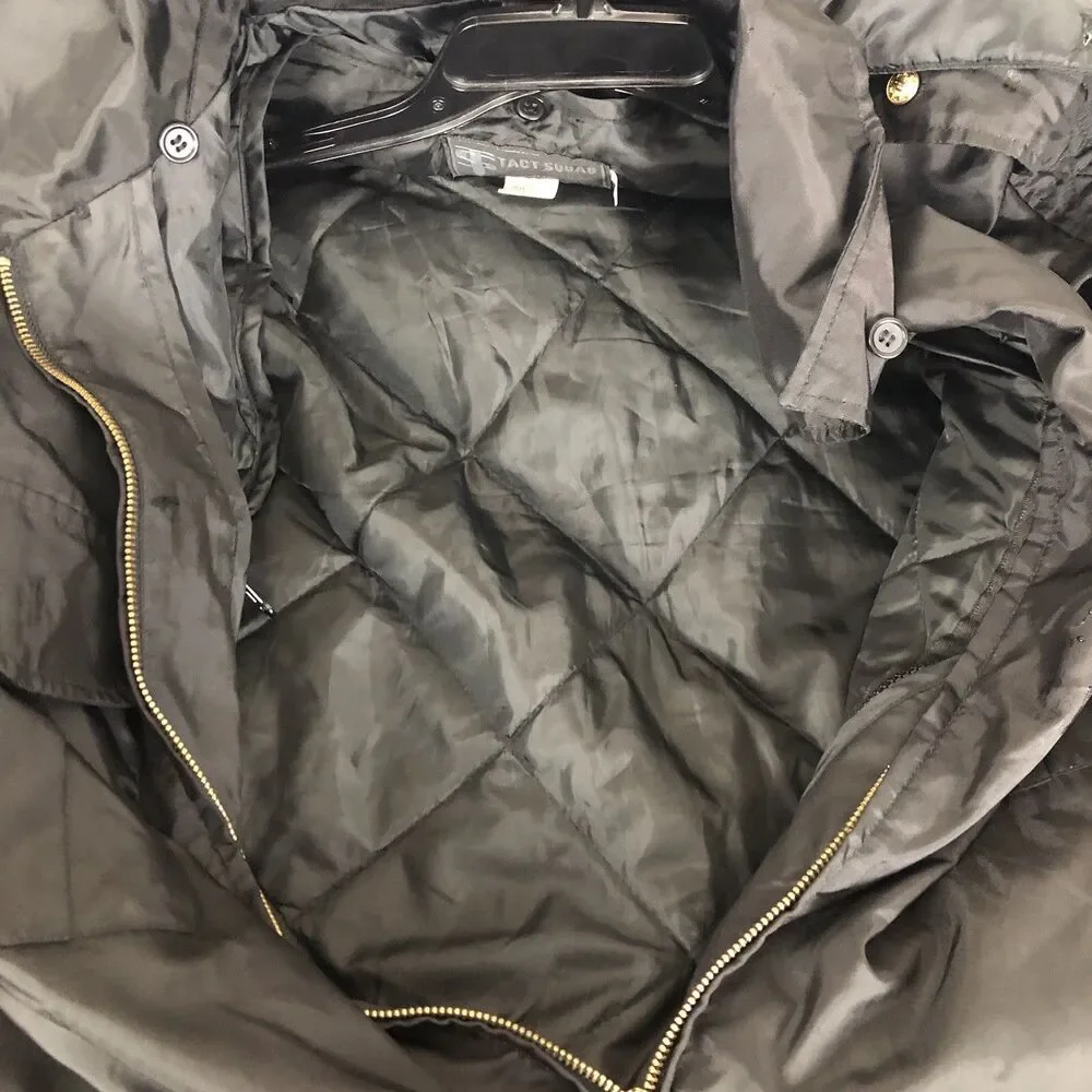 Tact Squad Bomber Jacket Mens Sz 4XL Security Services Winter Quilted Liner hood - Picture 10 of 12